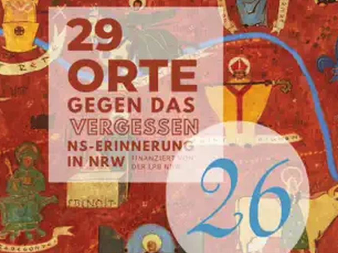 29 Orte gegen das Vergessen - NS-Erinnerung in NRW- Podcastplakat (vergrößerte Bildansicht wird geöffnet)